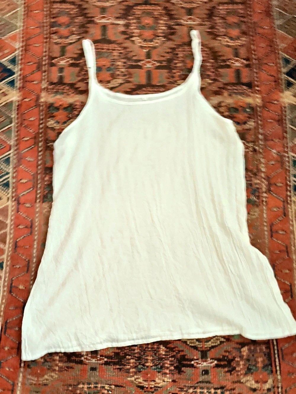 White Tank Top Size 4XL Like New